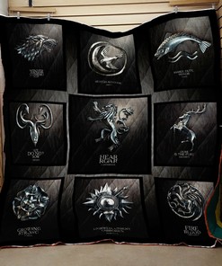 Personalized Game of Thrones Bedding Set Quilt Blanket - Great for Bedroom Decor and Family Gifts