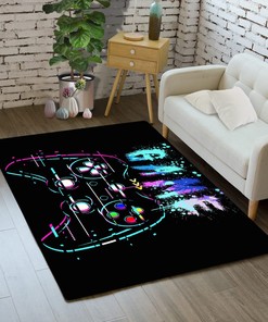 Personalized Gamer Floor Rugs for Living Room and Kids Bedroom