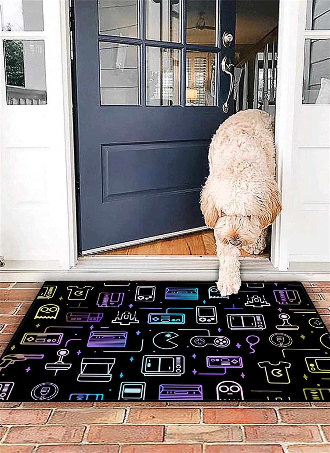 Personalized Gamer Rug for Bedroom, Boys Gaming Area Rug, Boys Room Decor, Polyester Mat - Image 3
