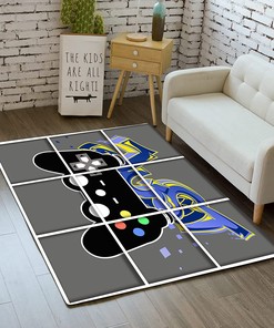 Personalized Gamer Rugs for Bedroom, Living Room, and Play Room Decor - Customizable Name or Text