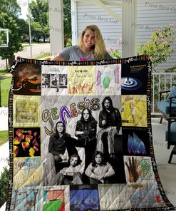 Personalized Genesis Albums Cover Quilt Blanket Bedding Set for Bedroom Decor and Family Gifts