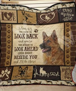 Personalized German Shepherd Dog Quilt Bedding Set for Home Decoration and Gifts for Family