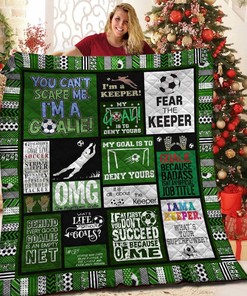 Personalized Goalkeeper Quilt Bedding Set - Great for Bedroom Decor and Family Gifts