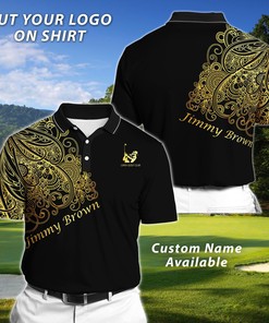 Personalized Golf Polo T-Shirt 3D Polo Shirt A1