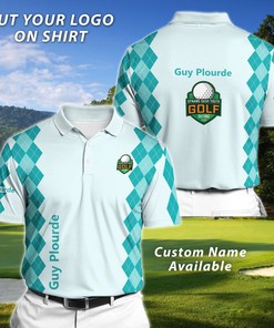 Personalized Golf Polo T-Shirt 3D Polo Shirt A14