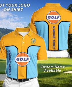 Personalized Golf Polo T-Shirt 3D Polo Shirt A15