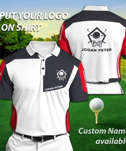 Personalized Golf Polo T-Shirt 3D Polo Shirt A4