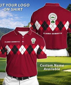 Personalized Golf Polo T-Shirt 3D Polo Shirt A8