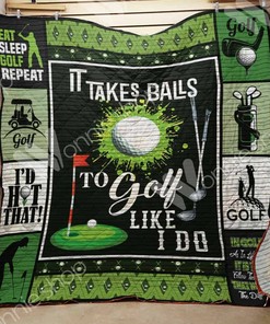 Personalized Golf Quilt Bedding Set Blanket for Home Decoration and Golf Lovers