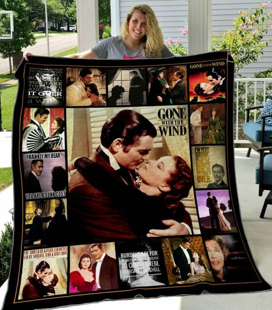 Personalized Gone With The Wind Quilt Bedding Set - Ideal Gifts for Family and Hobby