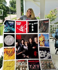 Personalized Grand Funk Railroad Quilt Bedding Set for Bedroom Decor and Family Gifts