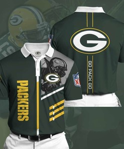 Personalized Green Bay Packers No35 Polo Shirt, 3D All Over Print
