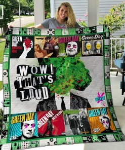 Personalized Green Day Quilt Bedding Set for Home Decoration and Family Gifts