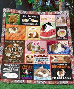 Personalized Guinea Pig Quilt Bedding Set - Perfect for Home Decoration