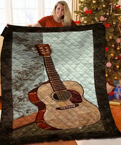 Personalized Guitar Quilt Bedding Set for a Meaningful and Memorable Family Gift
