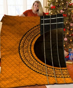 Personalized Guitar Quilt Set - Ideal Gift for Guitar Enthusiasts