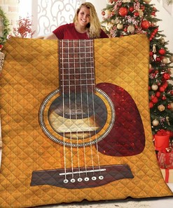 Personalized Guitar Quilt Set - Ideal Gift for Music Lovers & Home Decor