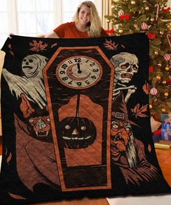 Personalized Halloween Blanket Set - Great for Bedroom Decor and Family Gifts