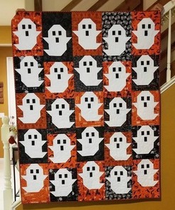Personalized Halloween Quilt Blanket - Great for Bedroom Decor and Family Gifts