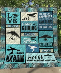Personalized Hang Gliding Cg100623 Quilt Bedding Set Blanket - Ideal for Bedroom Decor and Family Gifts