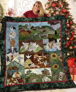 Personalized Happy Dachshund Quilt Bedding Set for Home Decor and Family Gifts