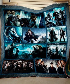 Personalized Harry Potter Quilt Bedding Set for Bedroom Decor and Family Gifts