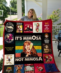 Personalized Hermione Granger Mimosa Quilt Blanket Bedding Set - Great Gifts for Family
