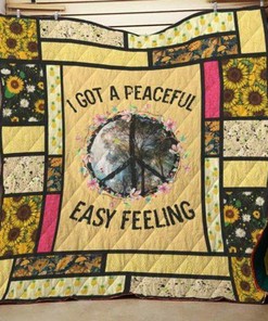 Personalized Hippie Easy Feeling Quilt Bedding Set Perfect for Bedroom Decor and Family Gifts