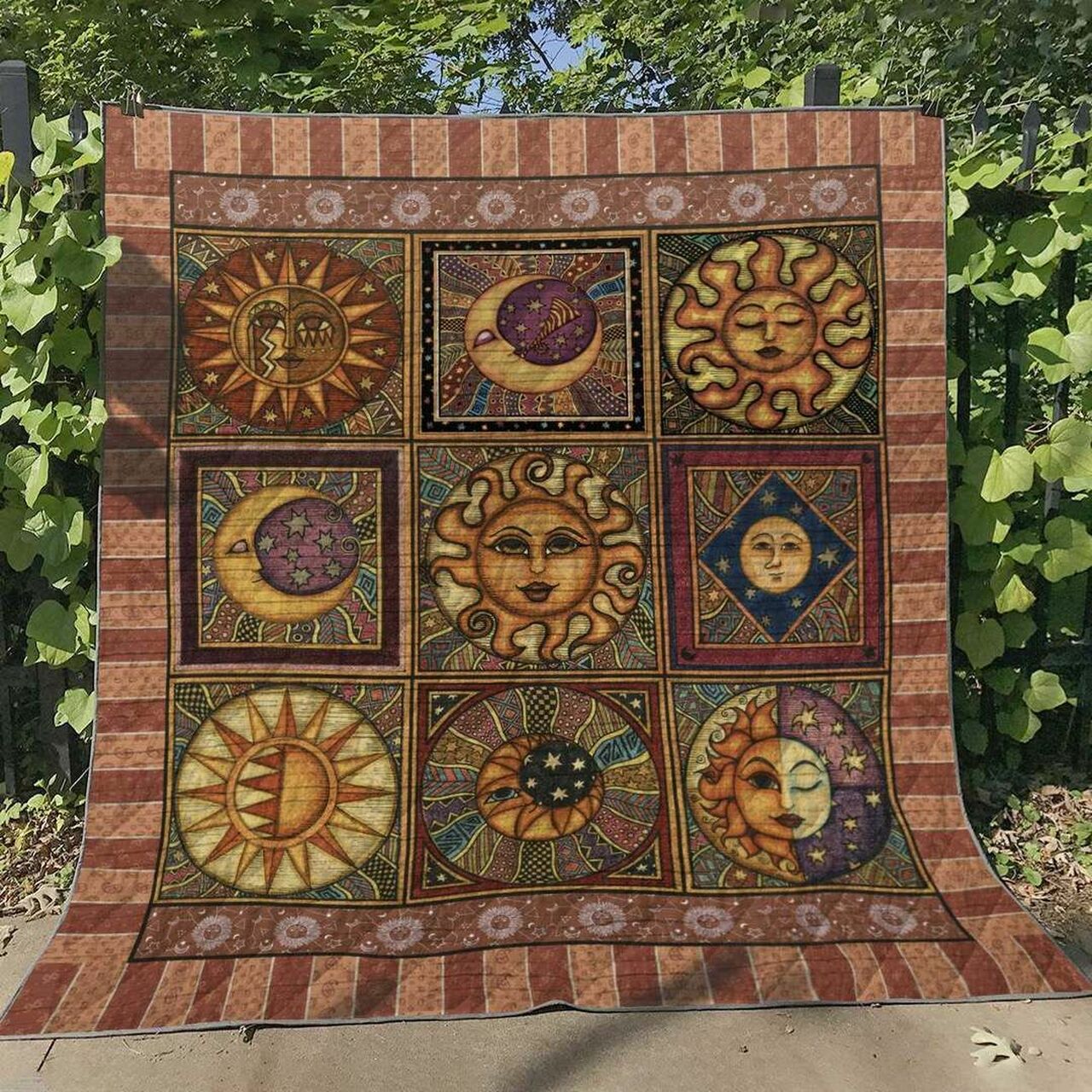 Personalized Hippie Nx310530 Quilt Blanket Bedding Set - Gifts for Family and Bedroom Decor