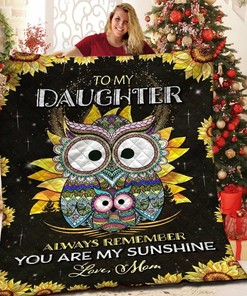 Personalized Hippie Owl Quilt Blanket - Perfect for Bedroom Decor