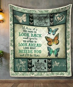 Personalized Hippie Peace On My Earth Quilt Bedding Set for Home Decor and Picnic, Great for Family Gifts