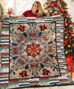 Personalized Hippie Quilt Bedding Set Blanket Ideal for Bedroom Decor and Family Gifts