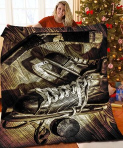 Personalized Hockey Quilt Bedding Set Bedroom Decor for Housewarming Gifts