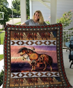 Personalized Horse Quilt Bedding Set - Great for Bedroom Decor and Family Gifts