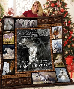 Personalized Horse Quilt Bedding Set, Great for Home Decoration and Picnics, Unique Gifts for Family