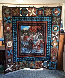 Personalized Horse Quilt Bedding Set, Unique Addition to Your Bedroom Decor