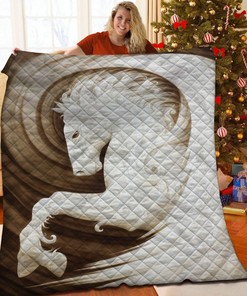 Personalized Horse Themed Bedding Set - Customizable with Your Name or Quote - Great Gift Idea