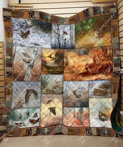 Personalized Hunting Blanket 3D Printing Quilt Bedding Set for Home and Picnic