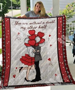 Personalized Husband And Wife Quilt Bed Set Blanket for Home Decoration and Family Gifts