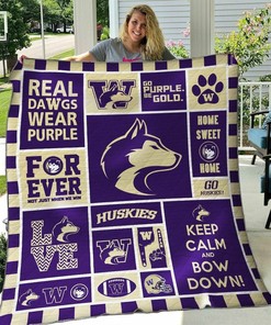 Personalized Huskies Quilt Bed Set Blanket- Great Gifts for Family