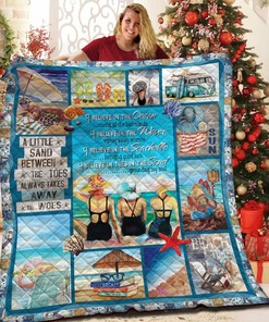 Personalized I Believe in the Ocean Quilt Bedding Set for Home Decoration and Family Gifts