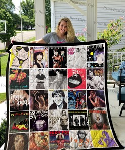 Personalized Iggy Pop Album Covers Quilt Bedding Set - Great for Bedroom Decoration and Family Gifts