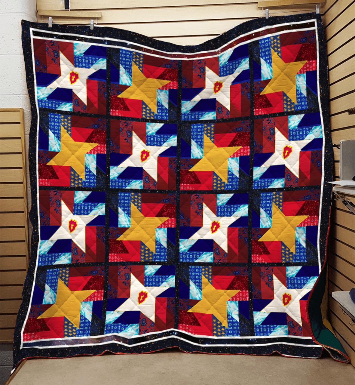 Personalized Infantry Quilt Bedding Set - Perfect for Bedroom Decor and Family Gifts