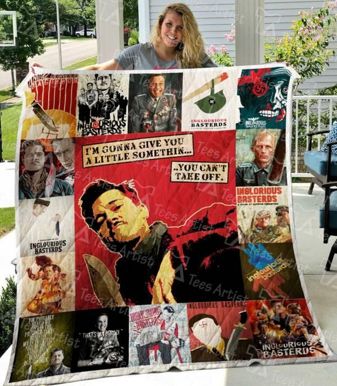 Personalized Inglourious Basterds Quilt Bedding Set Blanket - Great for Bedroom Decoration and Family Gifts