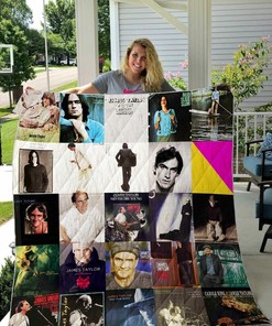Personalized James Taylor Style 2 Blanket Quilt Bedding Set - Great for Bedroom Decoration and Family Gifts