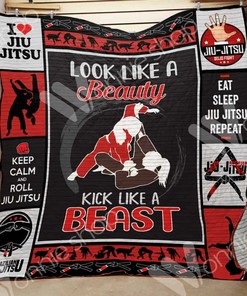 Personalized Jiu Jitsu Quilt Bedding Set for Bedroom Decor and Family Gifts