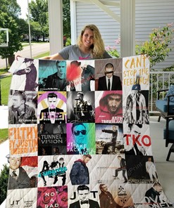 Personalized Justin Timberlake Fan Quilt Bedding Set Blanket, Home Decor & Family Gifts