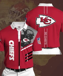 Personalized Kansas City Chiefs No188 Polo Shirt, 3D All Over Print 8511