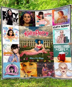 Personalized Katy Perry Quilt Bedding Set - Great for Bedroom Decoration and Family Gifts