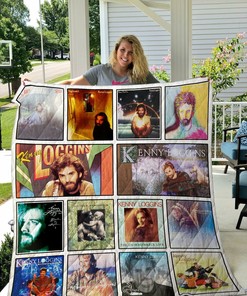 Personalized Kenny Loggins 2 Quilt Blanket Bedding Set - Great for Bedroom Decor and Family Gifts